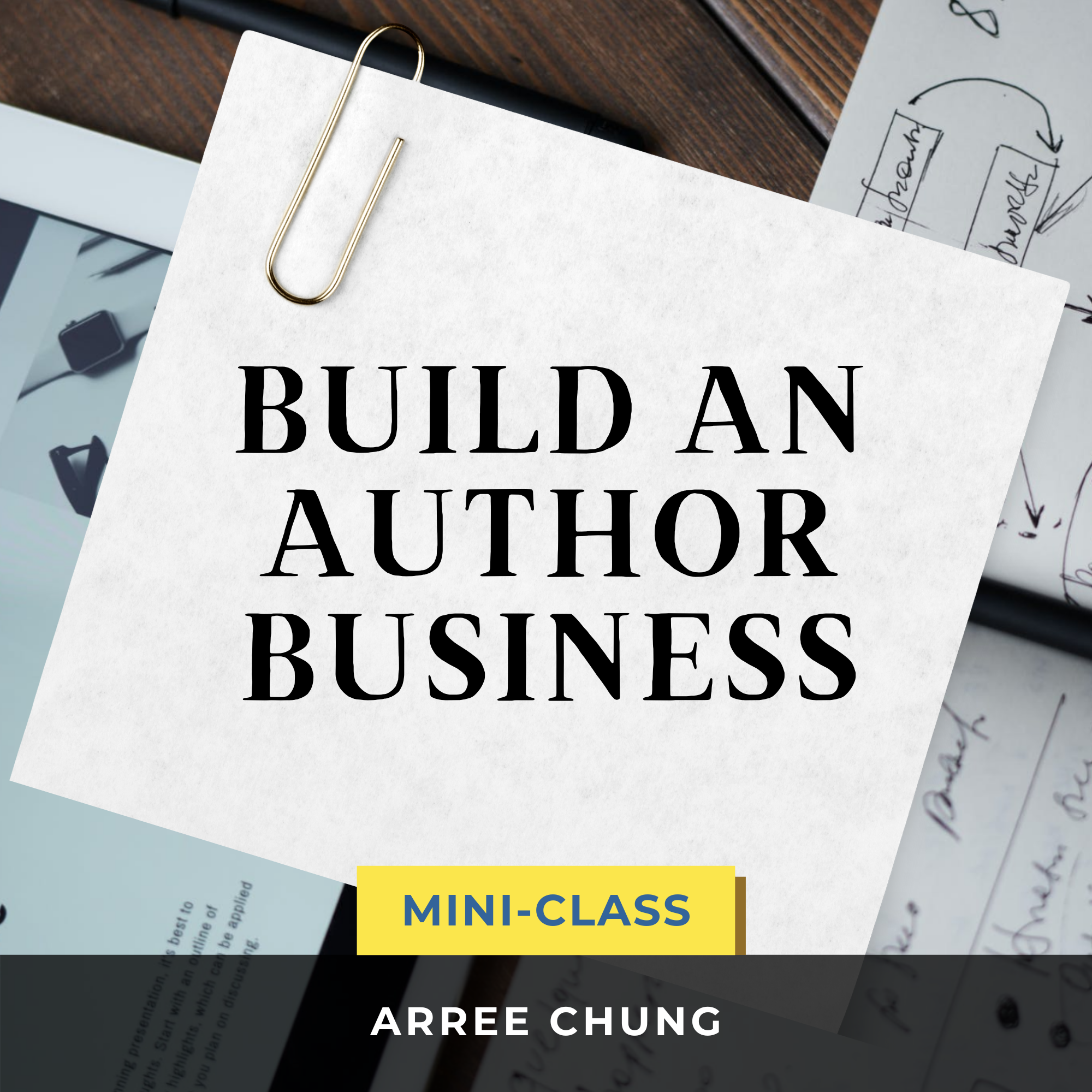 build an author business course thumbnail