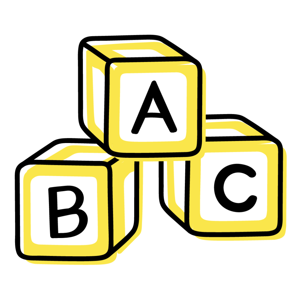 ABC Blocks = Learn the basics!
