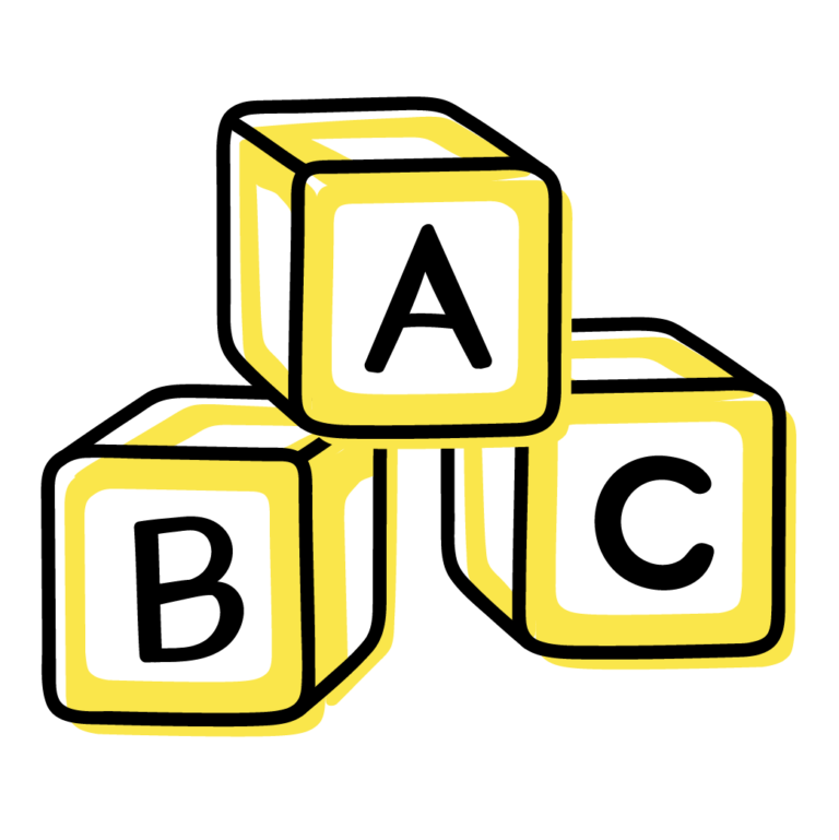 ABC Blocks = Learn the basics!