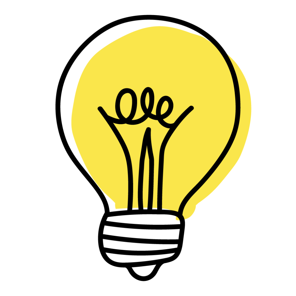 Lightbulb = Idea!